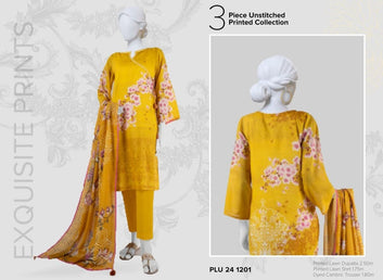 PANJNAD PRINTED LAWN 3 PIECE SUITS