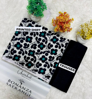 IB BONANZA PRINTED LAWN 2 PIECE SUIT