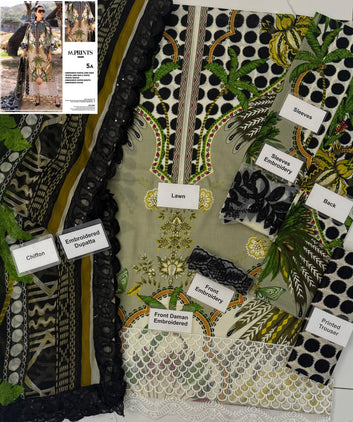 MARIA B M-PRINTS LAWN 3 PIECE SUIT