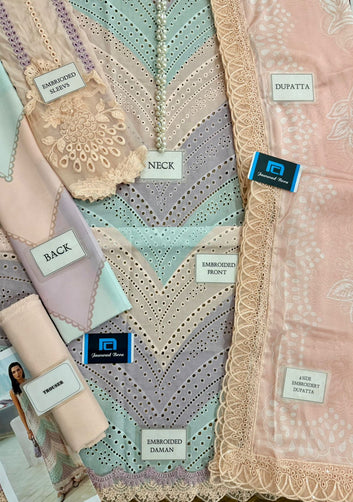 Maria B Premium Swiss Lawn – Heavy Embroidered Hit Design