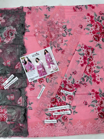 IZNIK LAWN 3 PIECE SUIT